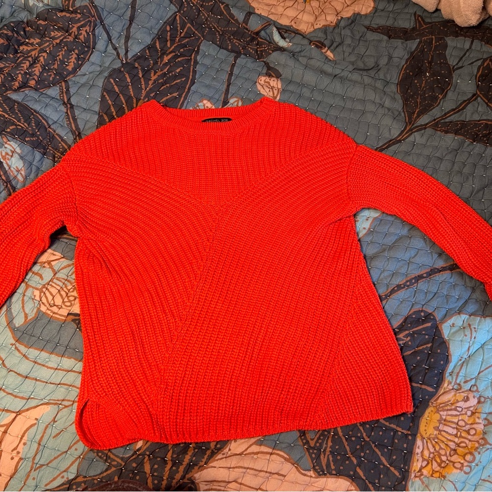 Orange Rachel Zoe Sweater
